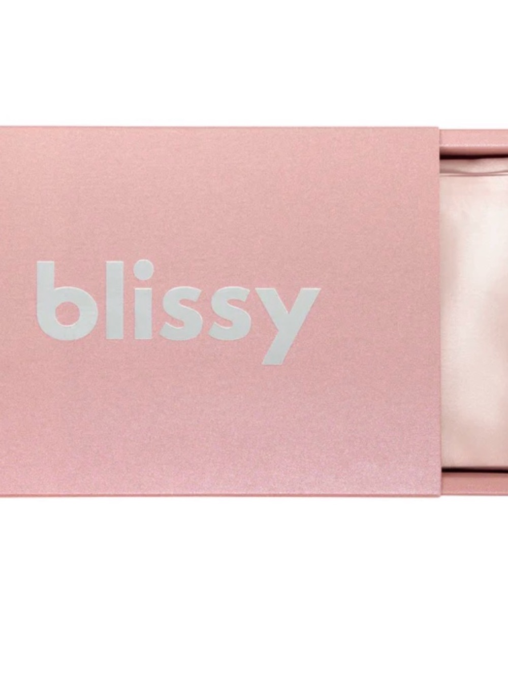 Bliss Satin Pillowcase in Soft Pink